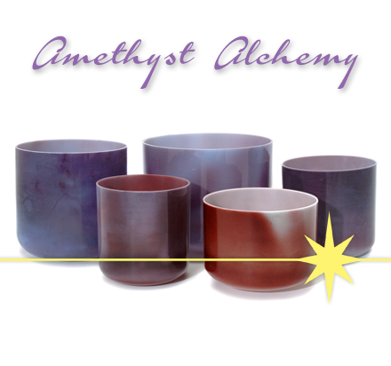 Amethyst Alchemy Crystal Bowls