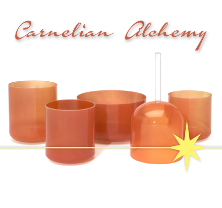 Carnelian Alchemy Crystal Bowls
